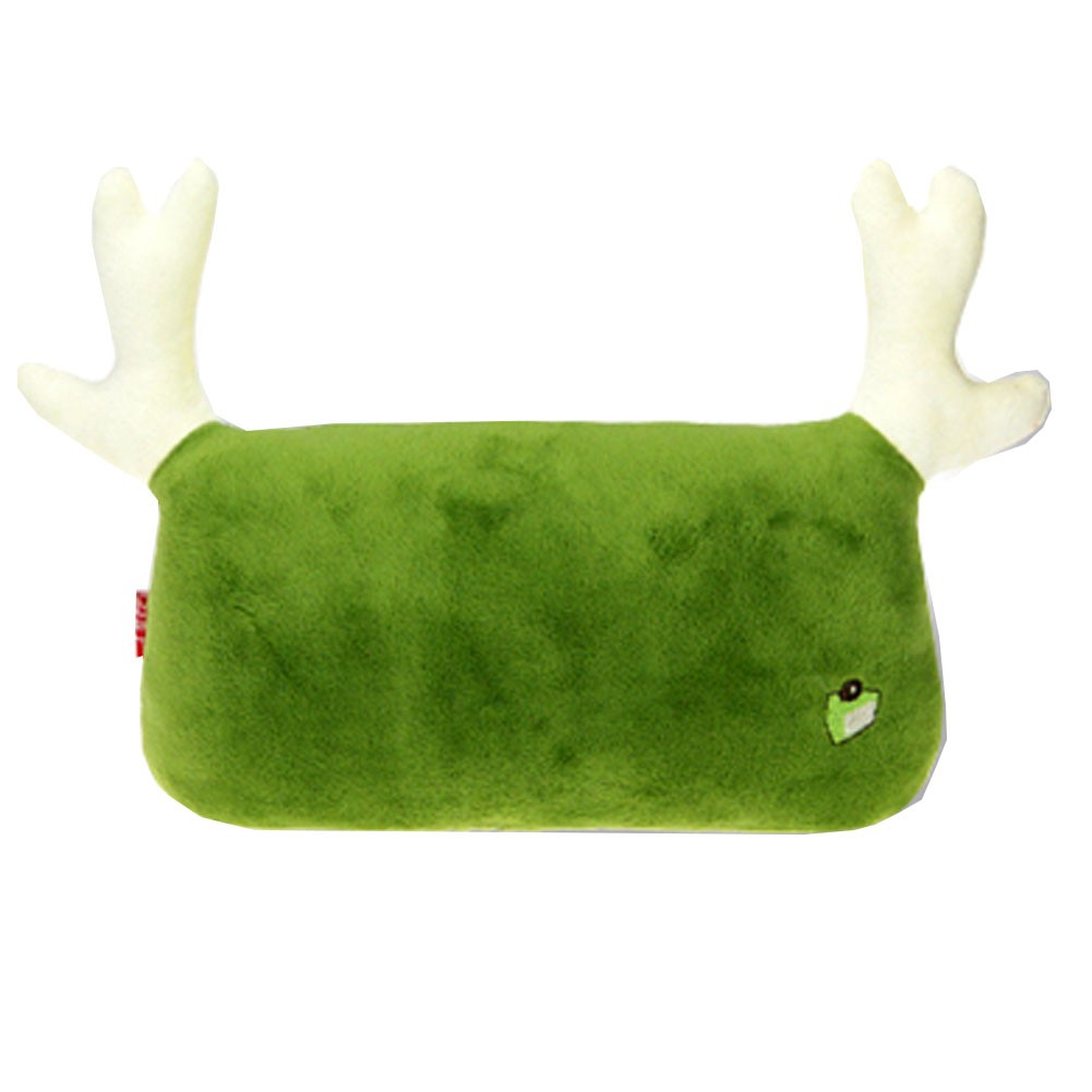 Simple Design Car Headrest/Car Neck Pillow ,(Lovely Elk) Matcha Green