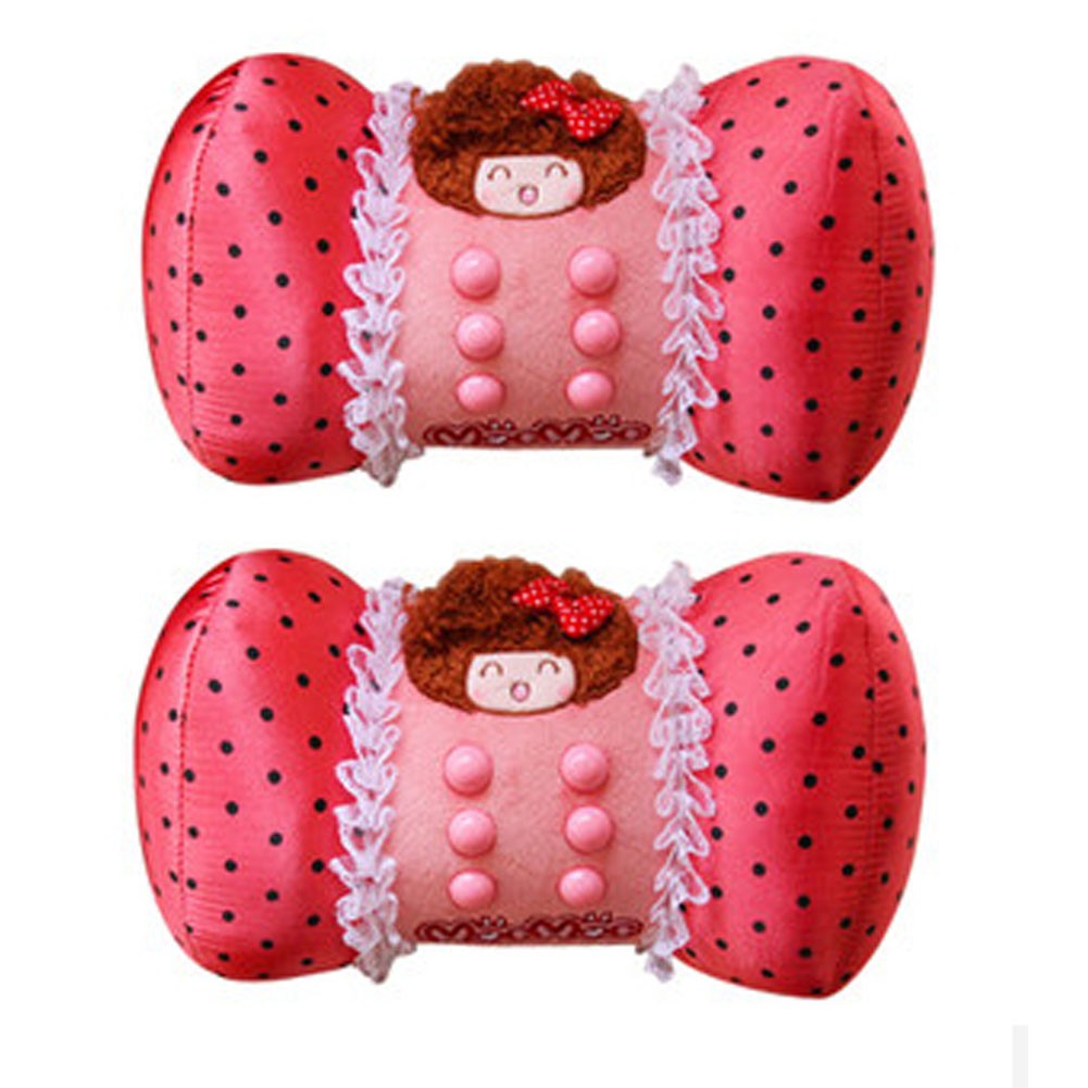 Set of 2 Female Favourite Car Neck pillow/Chiropractic Neck Pillow (Pink Memory)