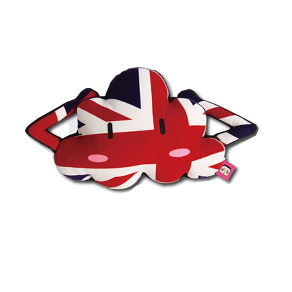 Cute Cartoon Cloud Series[The Union Jack]Car Headrest/Car Neck Pillow