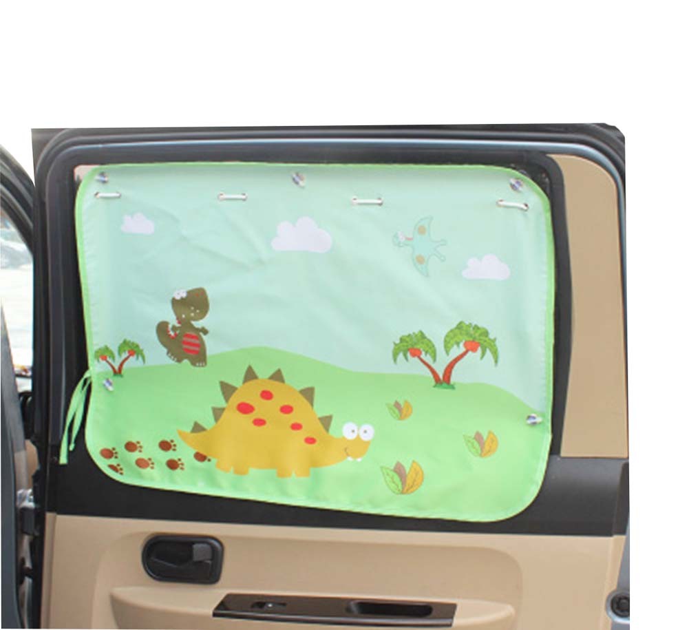 Cartoon Car Curtain Sunshade Drape Visor Car Window Curtain