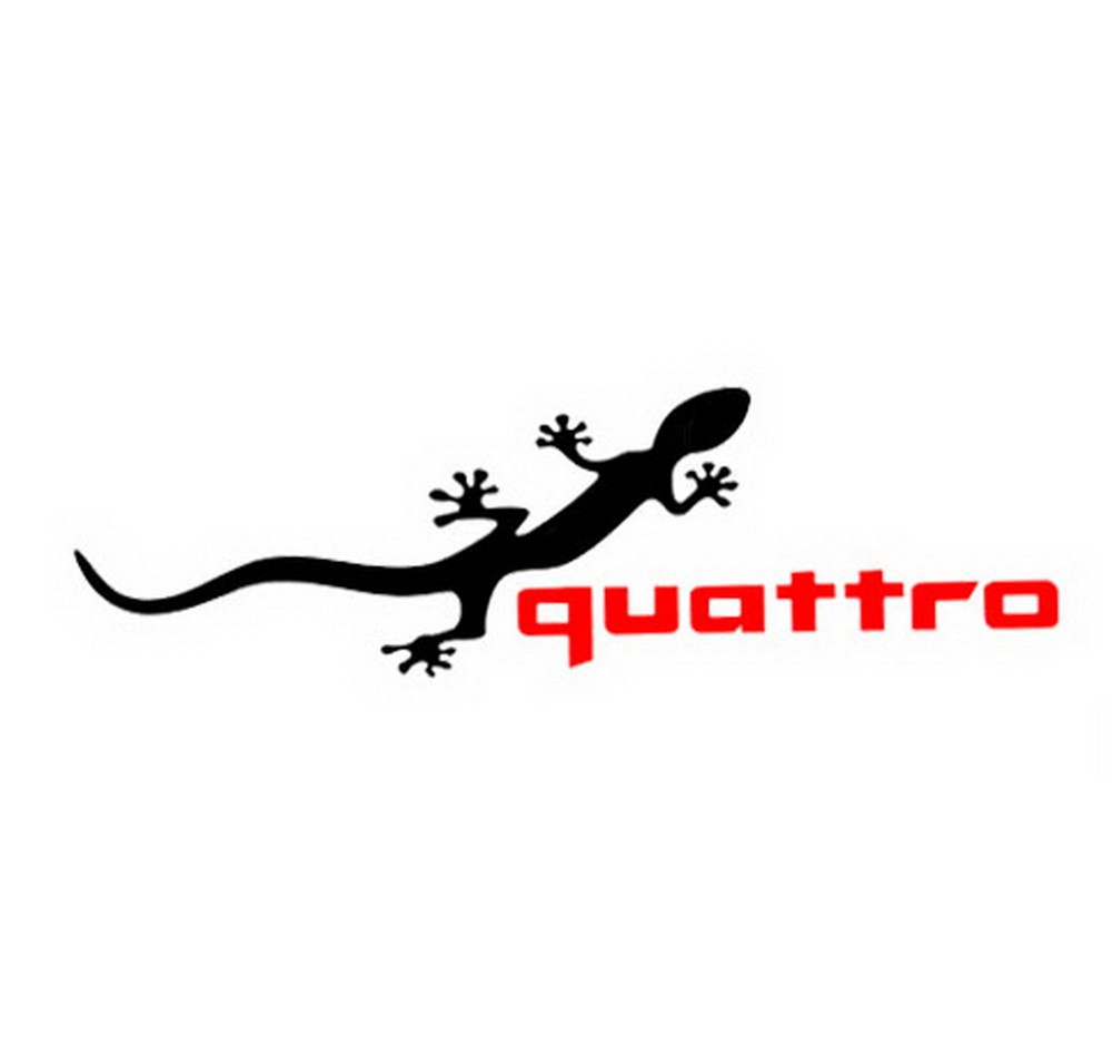 3 pieces Gecko Car Decal Stickers Cool Decal BLACK And RED (10.6"x3")