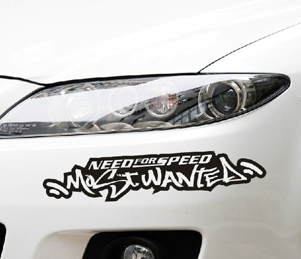 "Need For Speed" Car Decal Stickers Bumper Decal  BLACK (17.7"x3.5")