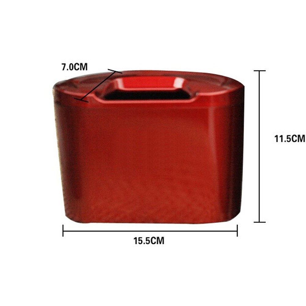 High-grade ABS Plastic Home Car Trash Can Mini Garbage Can Desk Organizer,RED