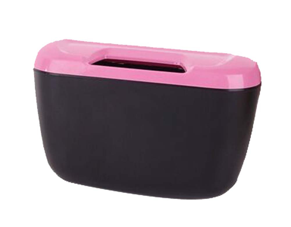 Fashionable Car Trash Cans/Green Box/Storage Box, Pink