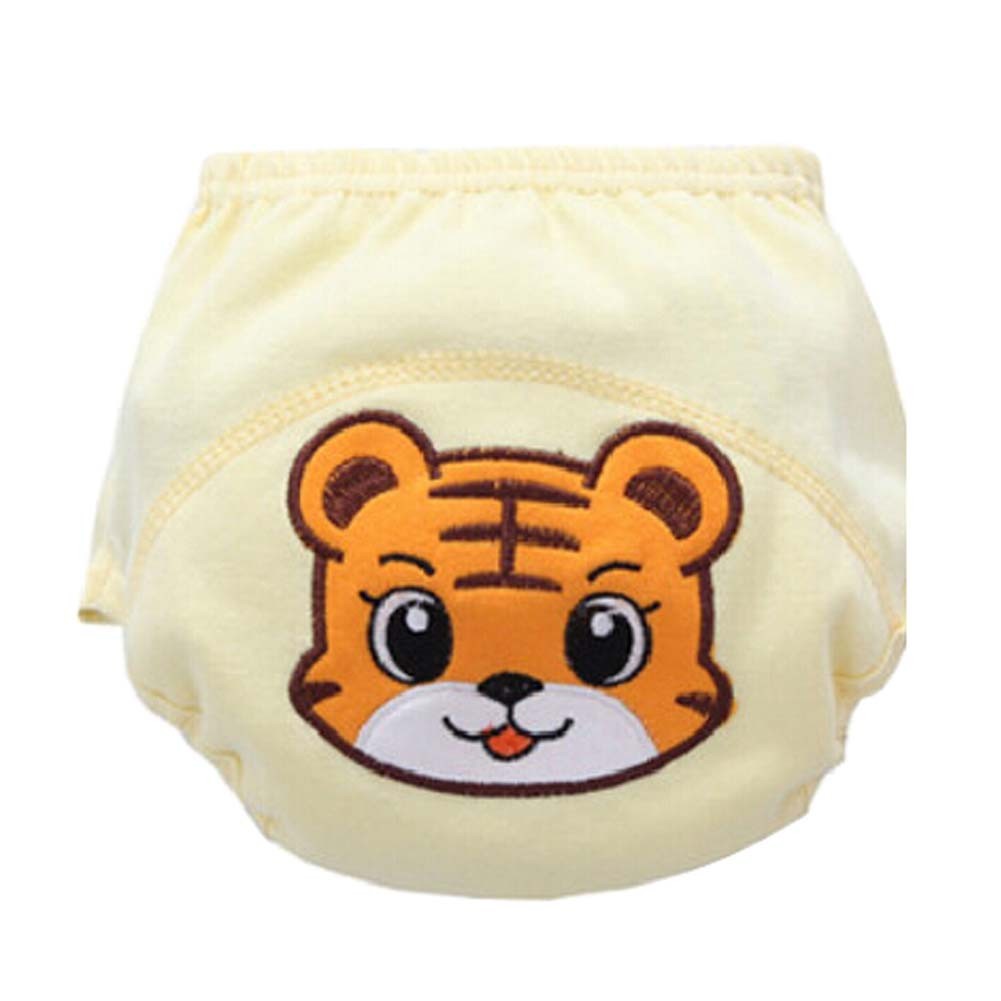 Set of 2 M Size Baby Pants for Training Diapers Lovely Cartoon Pattern