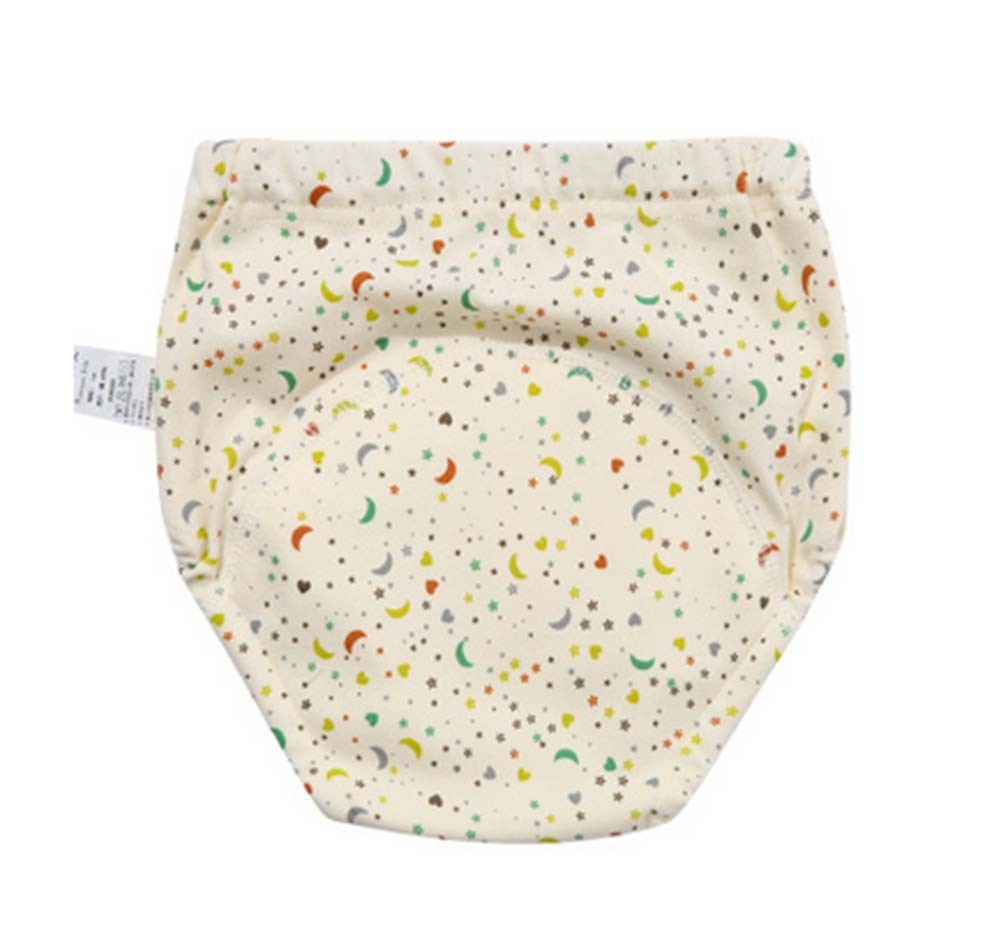 2 PCS Breathable Baby Diapers Training Pants Moon & Stars Pattern