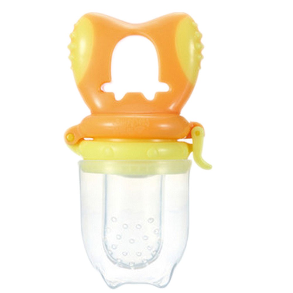 Eating Meat Pacifier Infant Silicone Newborn Nipple Baby Feeding YELLOW
