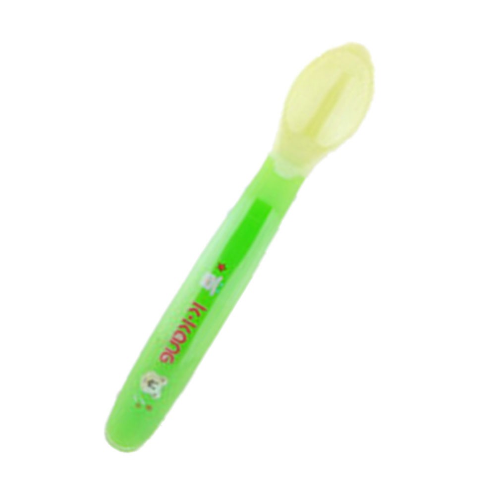 Temperature Sensing Color-changing Baby Spoon(Yellow)