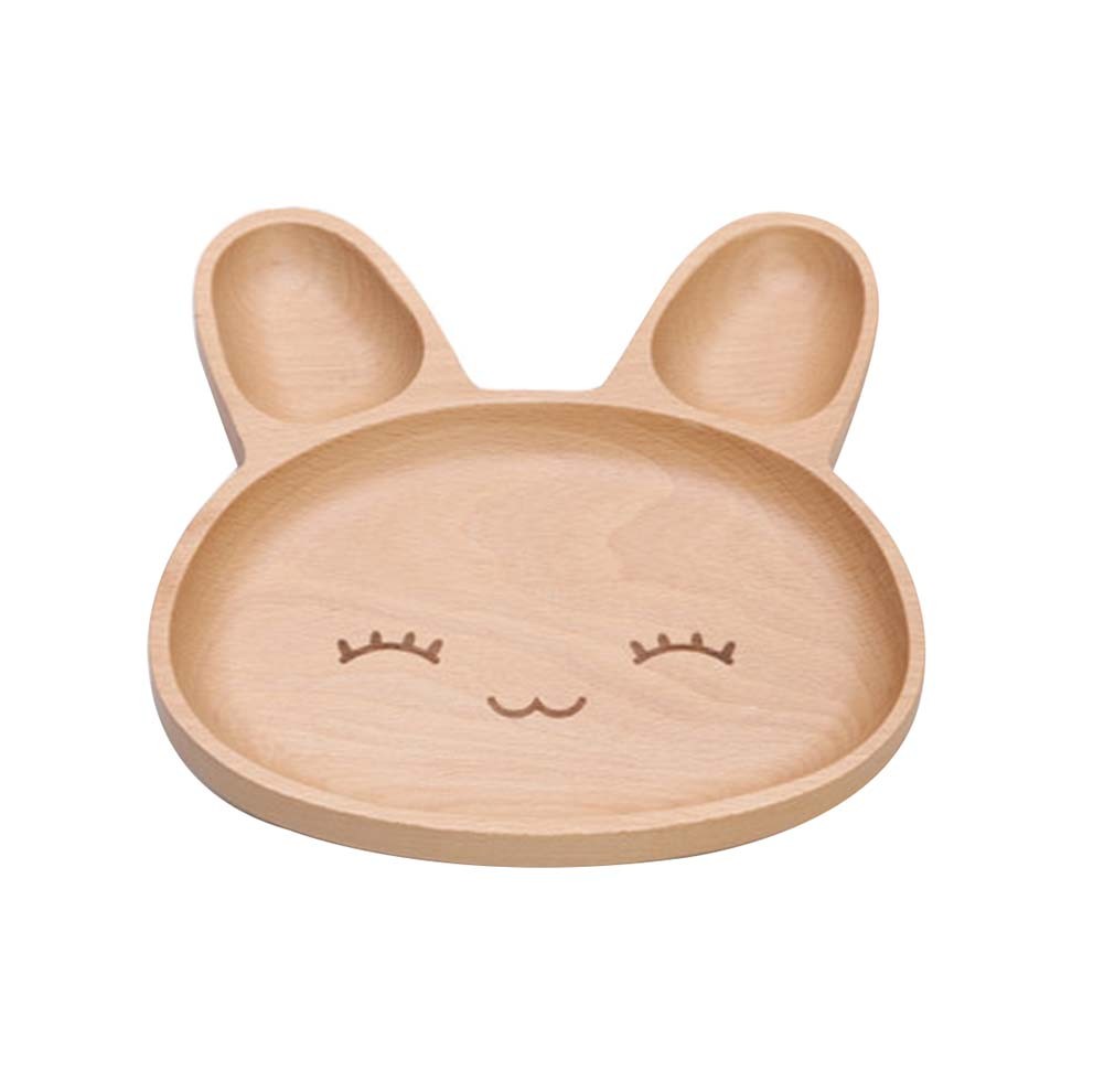 Tray/Baby Tableware For Baby Safe Lovely Environmental Wooden(Delightfulness)