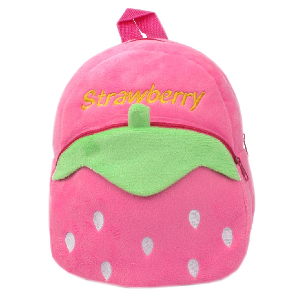 Lovely Strawberry Baby Mini Backpack Infant Lunch Bag Toddler Shoulder 1-4Y