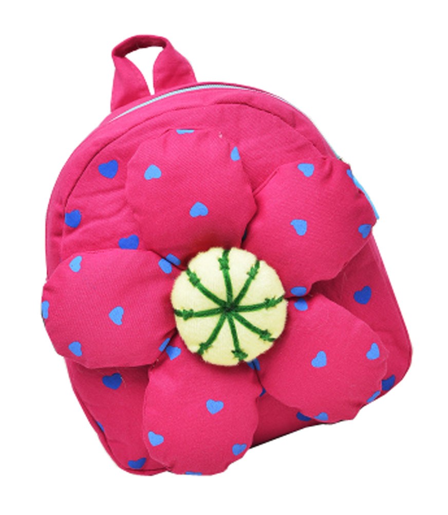 Fashion Infant Knapsack Toddle Backpack Kindergarten School Bag Pink Flower