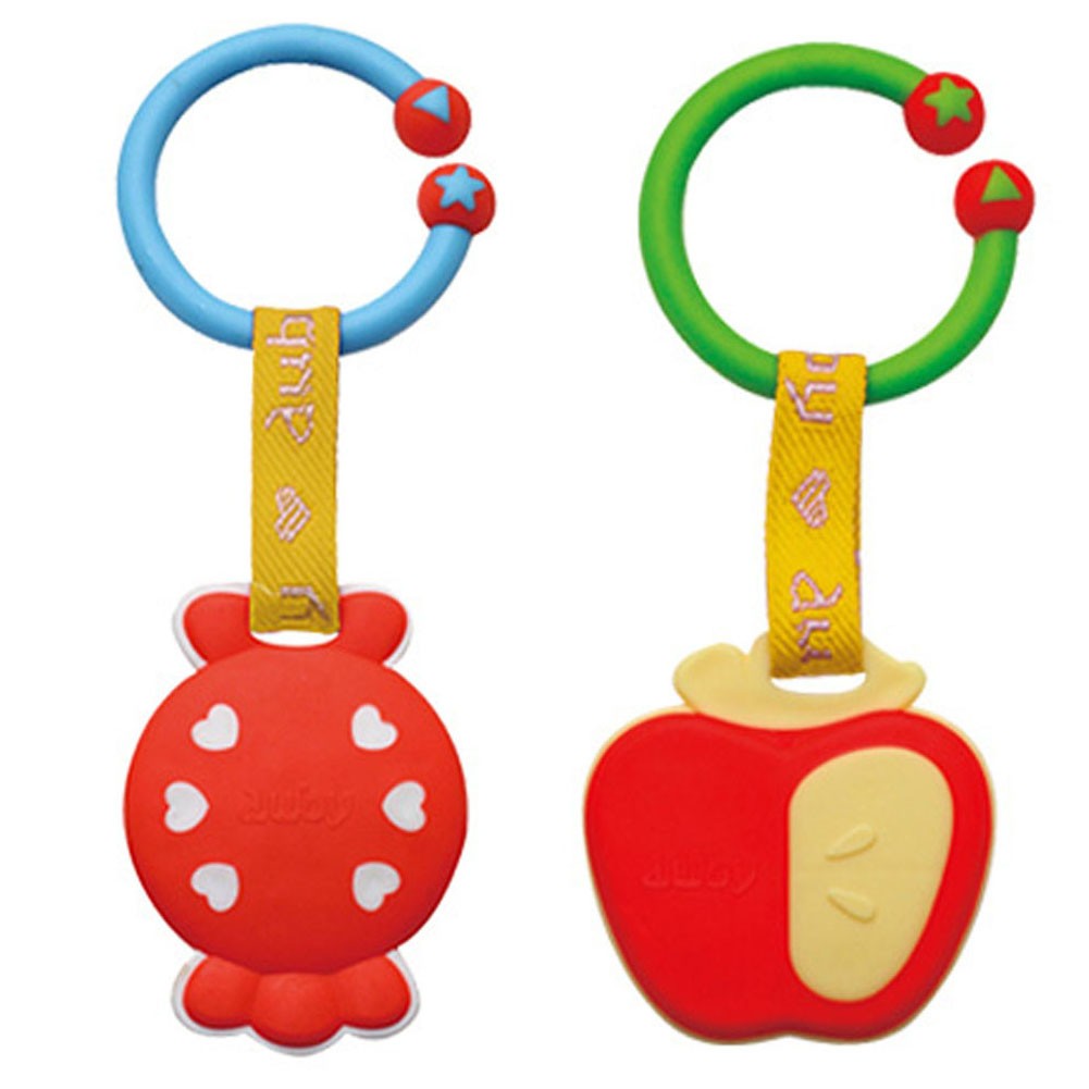 Baby Toddler Relieving Teether Newborn Infant Training Soft Teeting Candy&Apple