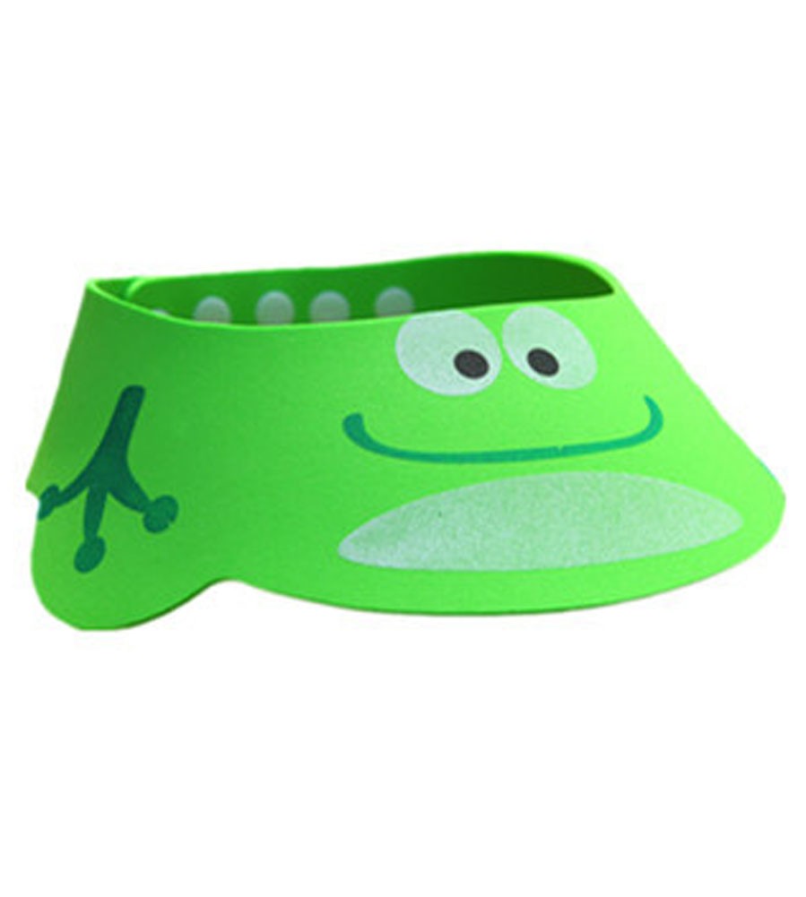 The Creative Cartoon Children's Bath Cap / Shower Hat Can be Adjusted Frog