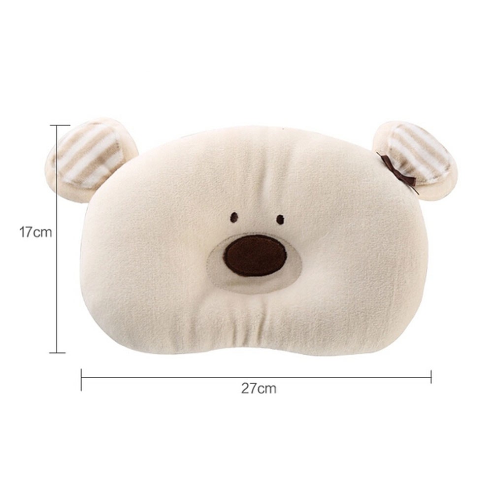 Newborn Infant Prevent From Flat Head Toddle Baby Head Support Pillow BEAR