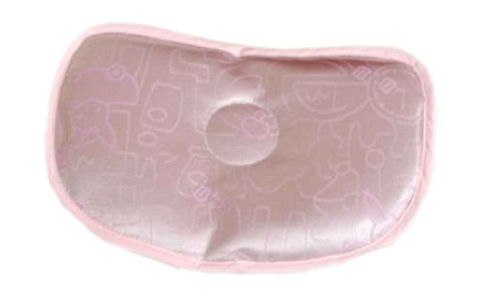 Toddler Summer-use Prevent From Flat Head Baby Head Support Pillow Pink