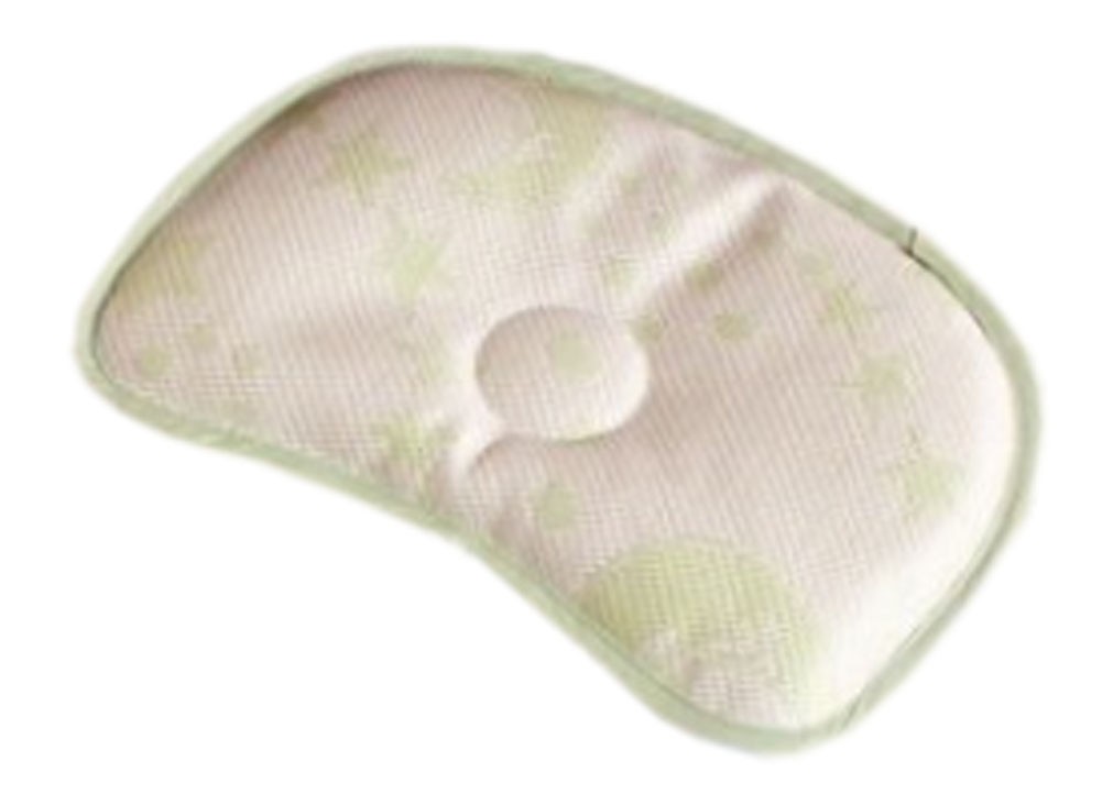 Toddler Summer-use Prevent From Flat Head Baby Head Support Pillow Green