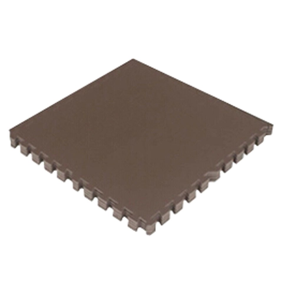 Interlocking Foam Mats EVA Foam Floor Mats (4 Tiles)  Brown