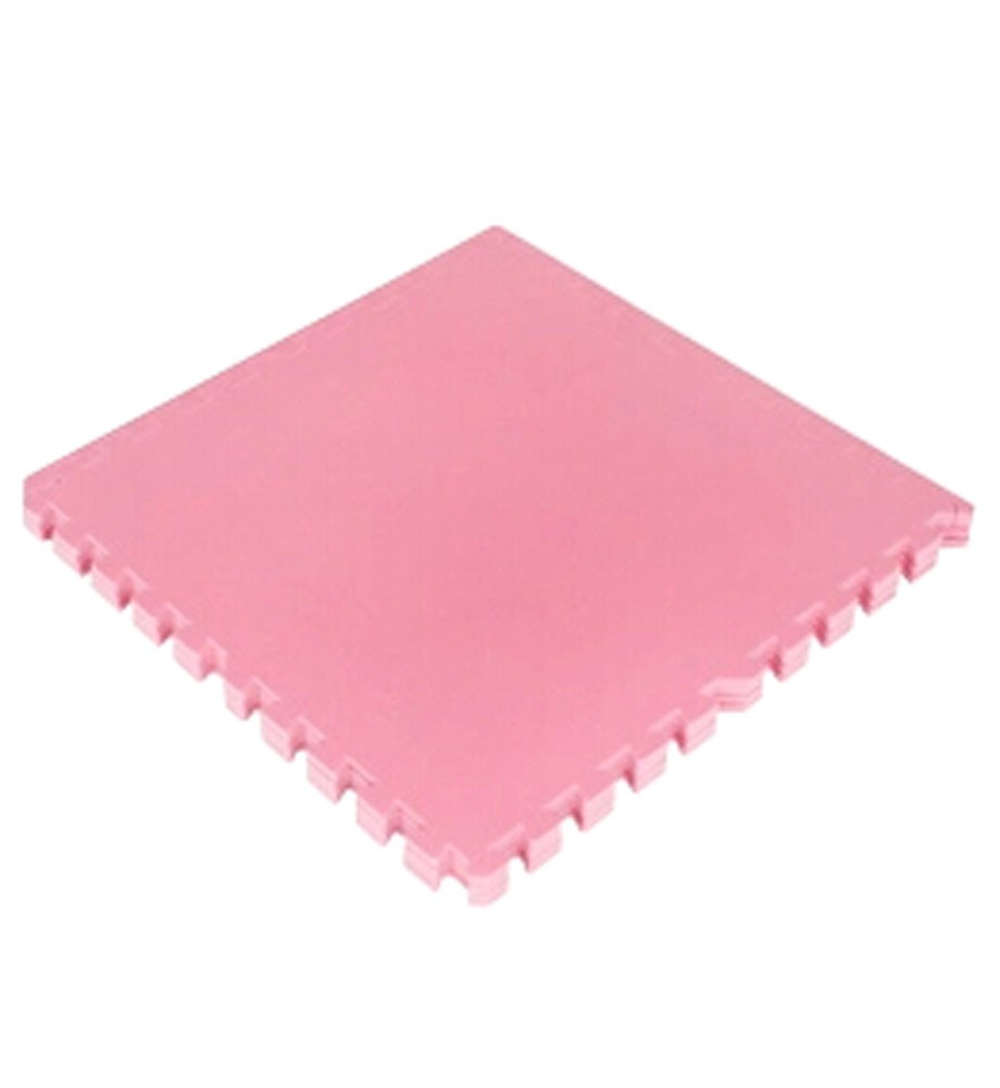 Interlocking Foam Mats EVA Foam Floor Mats (4 Tiles) Pink