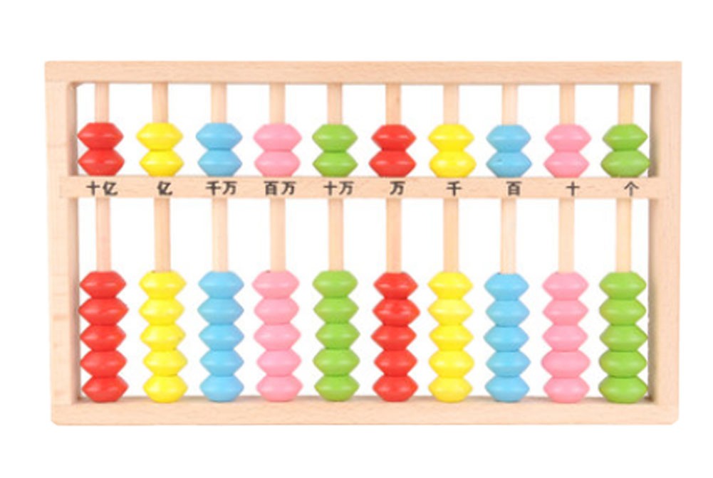Babies' Learning Education Recognition Wooden Computation Frame Board