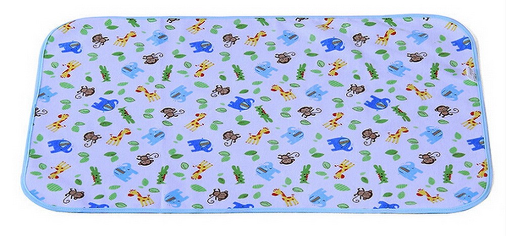 Toddler Waterproof Washable Diaper Changing Mat Pad(Monkey)-50*70cm