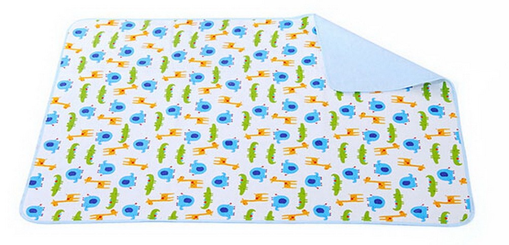 Toddler Waterproof Washable Diaper Changing Mat Pad(Cute animals)-30*45cm
