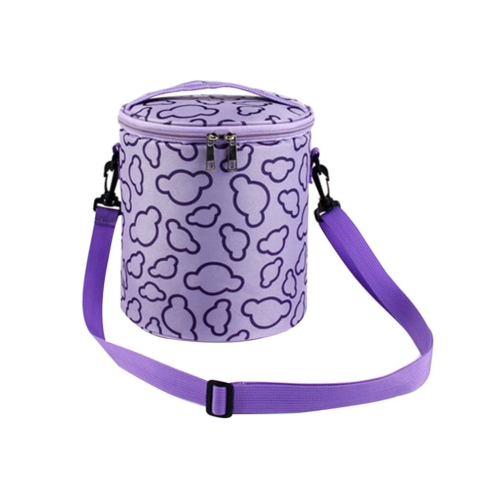Purple,Durable WaterProof Large Capacity Lunch Bag/Bags For Children