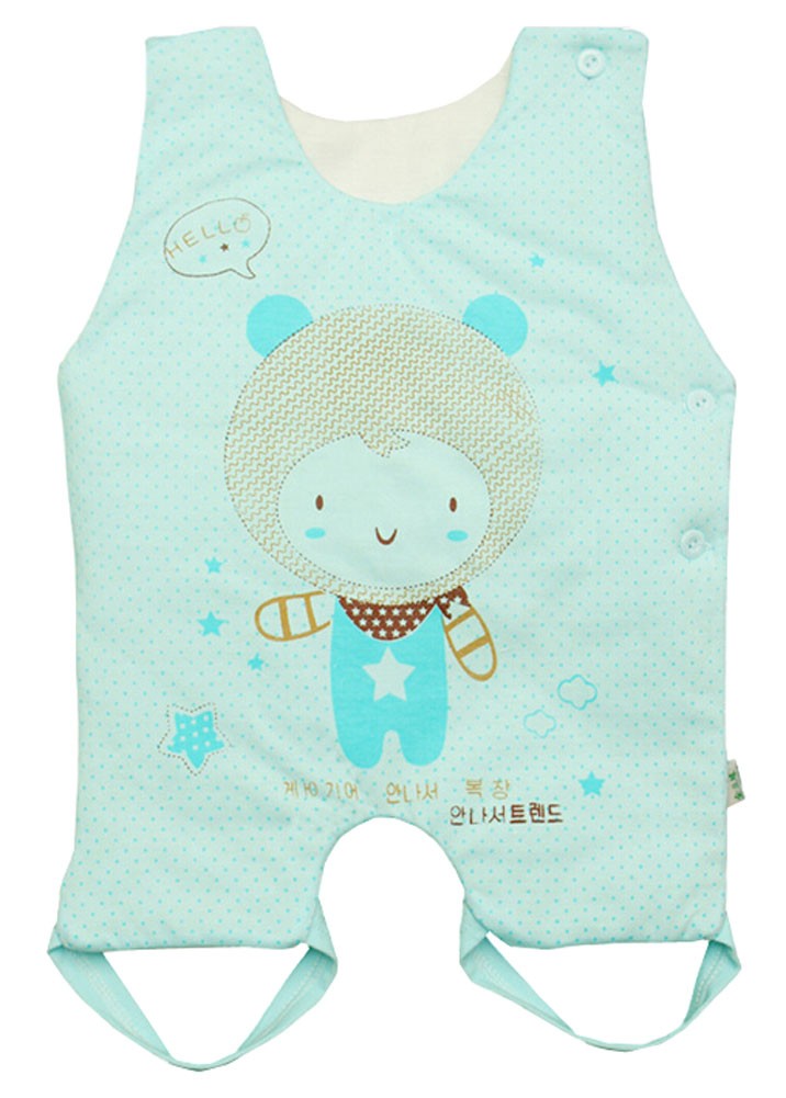 Summer Infant Knitting Quilted Bellyband Toddler Sleeping Bag Blue