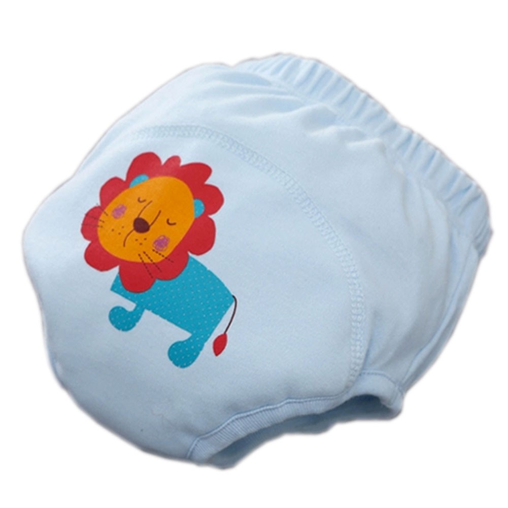 Toddlers Infant Reusable Washable Nappy Baby Newborn Flexible Diaper Pants Lion