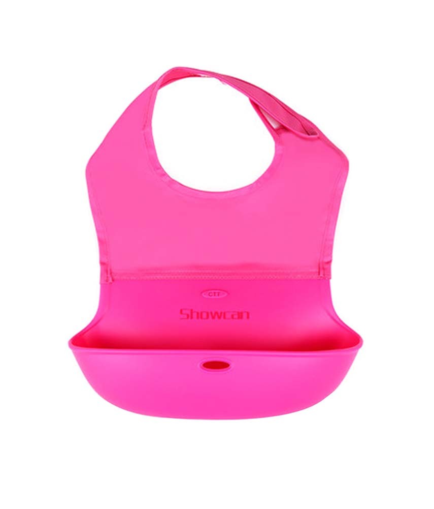 Fashionable Waterproof Comfortable Baby Bib/Pinafore For Baby,Rose Red