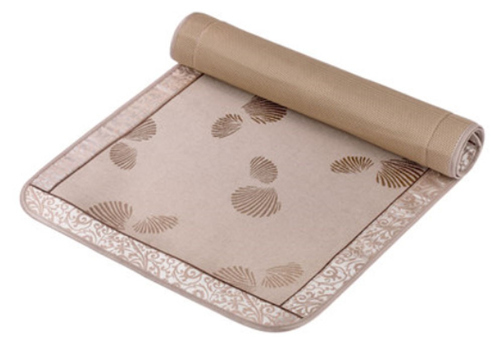 Infant Baby Summer Sleeping Cooling Mat Baby Natural Straw Mat Brown