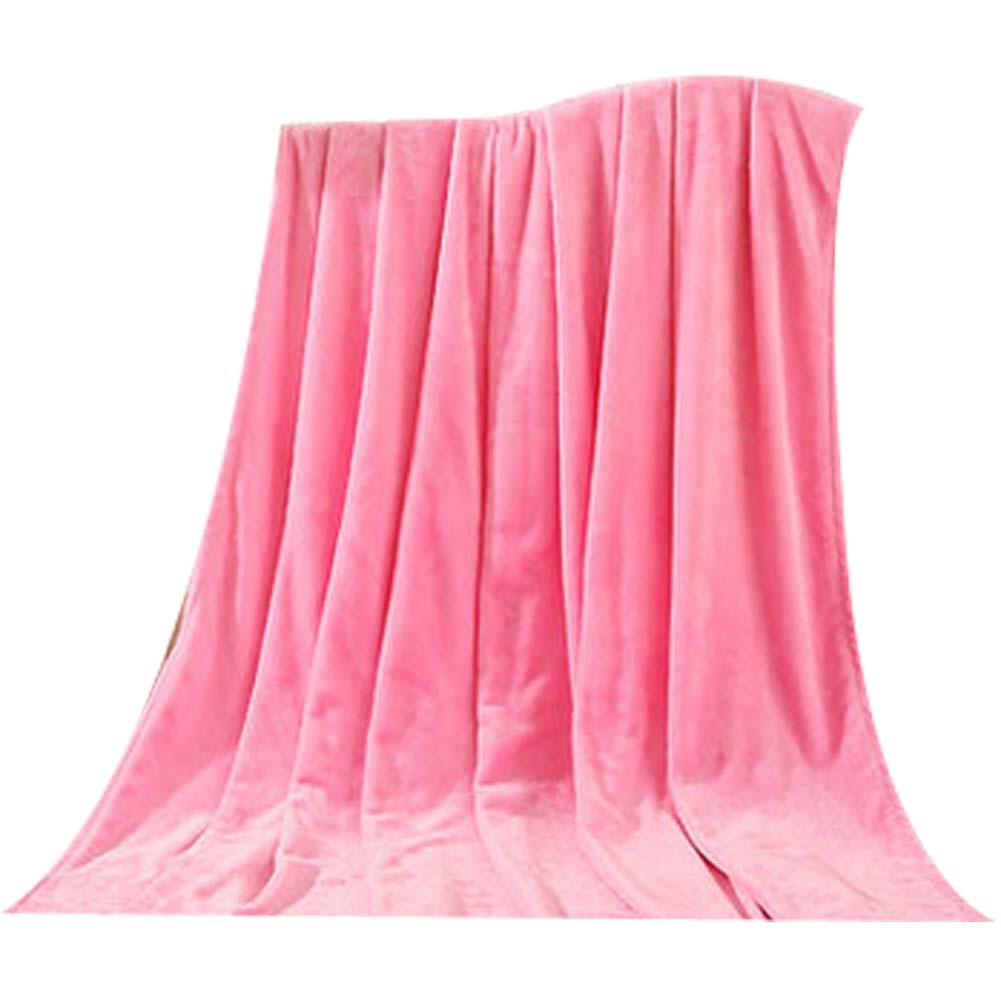 Durable Pink Baby Summer Air Conditioning Coral Carpet Infant Towel Blanket