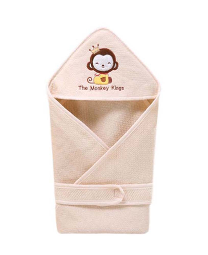 Monkey Pattern Summer Thin Section Cotton Baby Swaddle Blankets