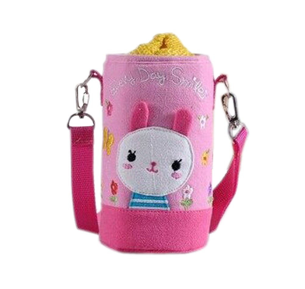 Lovely Kindergarten Funny Rabbit Bottle Messenger Bag (15*8.5CM)