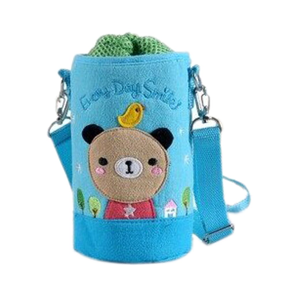 Lovely Kindergarten Funny Bear Bottle Messenger Bag (15*8.5CM)
