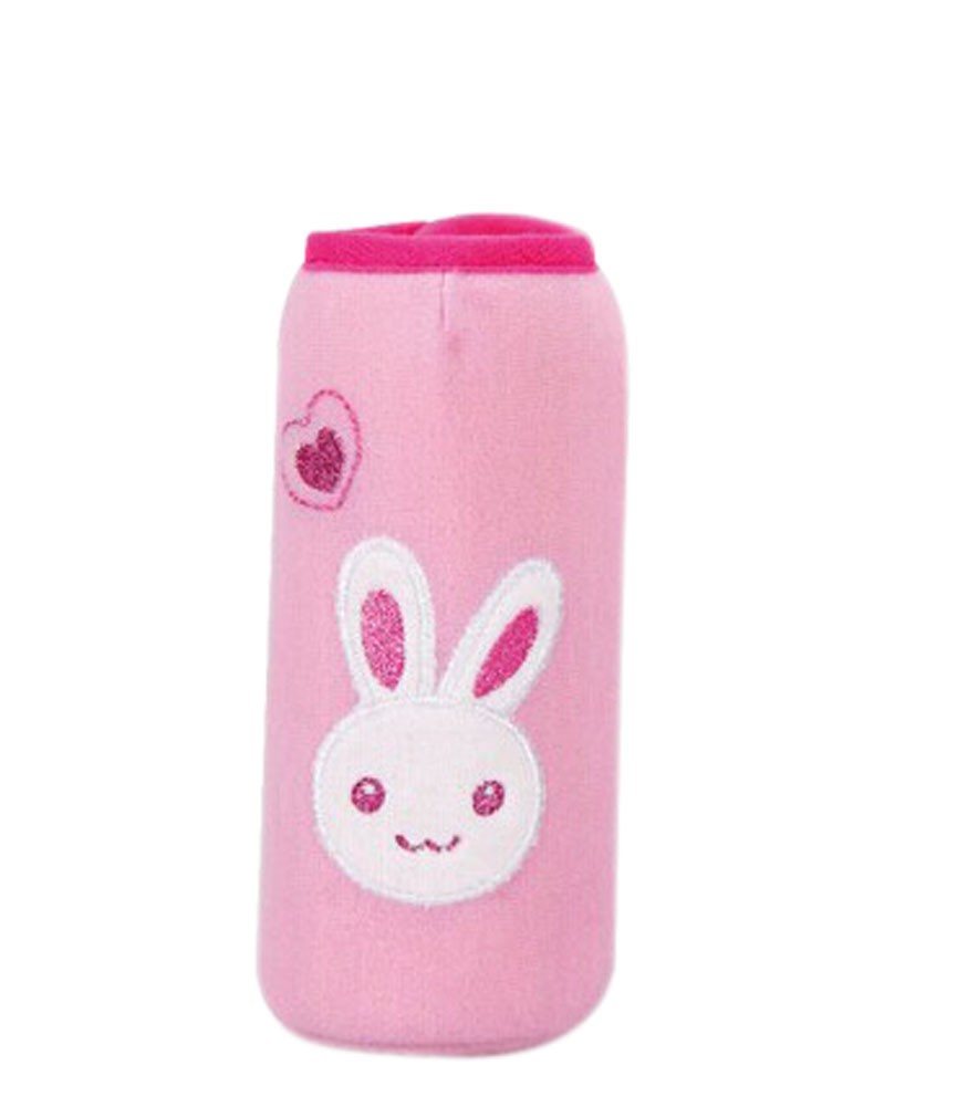 Feeder Milk Bottle Deading Warm Keep Pretecter Bag (15*4.5CM)/Pink Rabbit