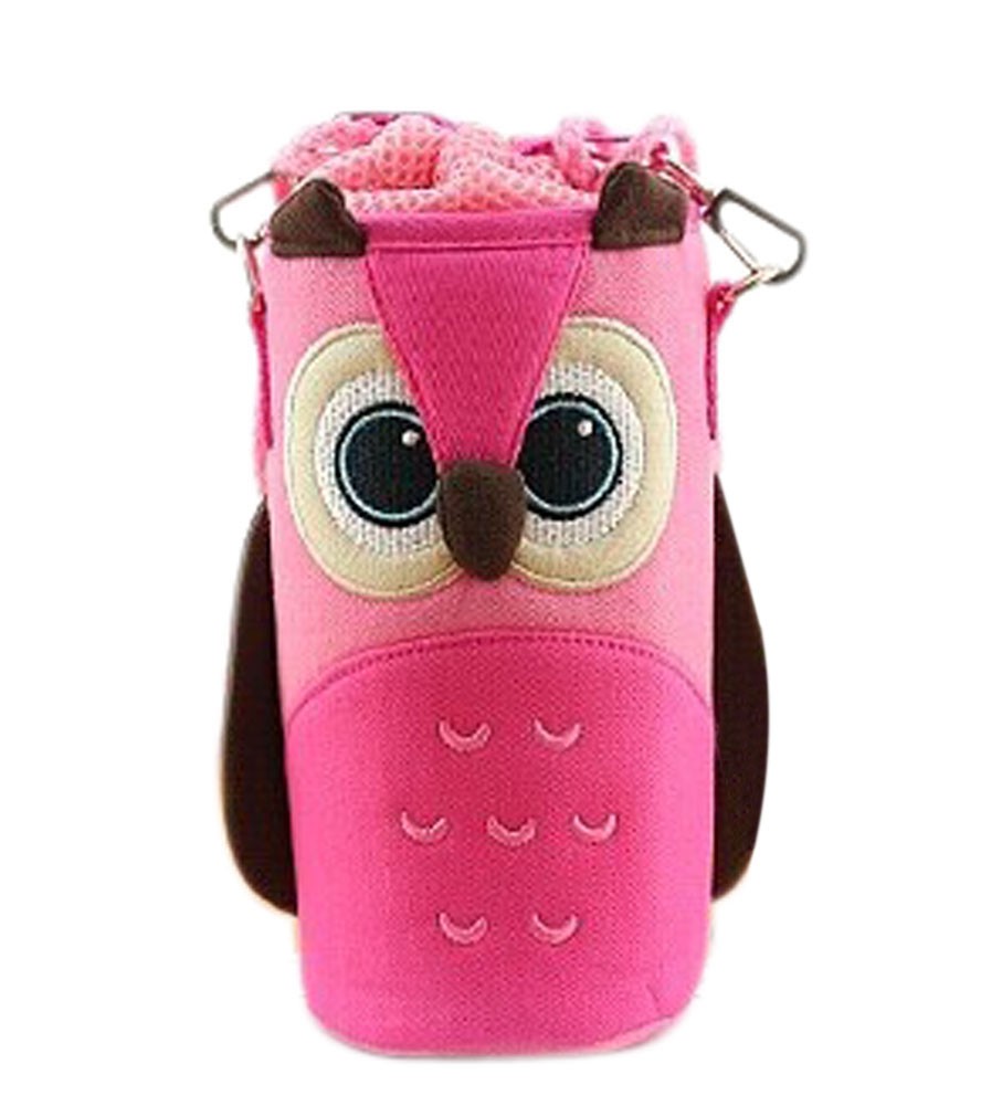 Lovely Baby Bottle Messenger Bag/Keep Warm (22*9*9CM),Pink Owl