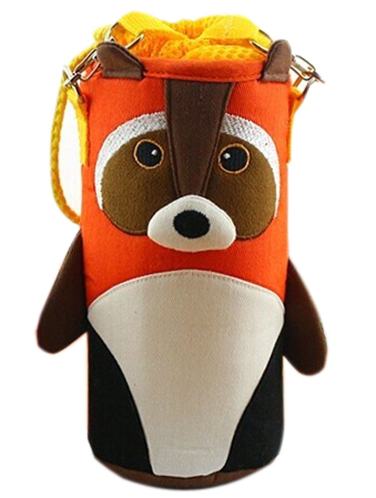 Lovely Baby Bottle Messenger Bag/Keep Warm (22*9*9CM),Orange Raccoon