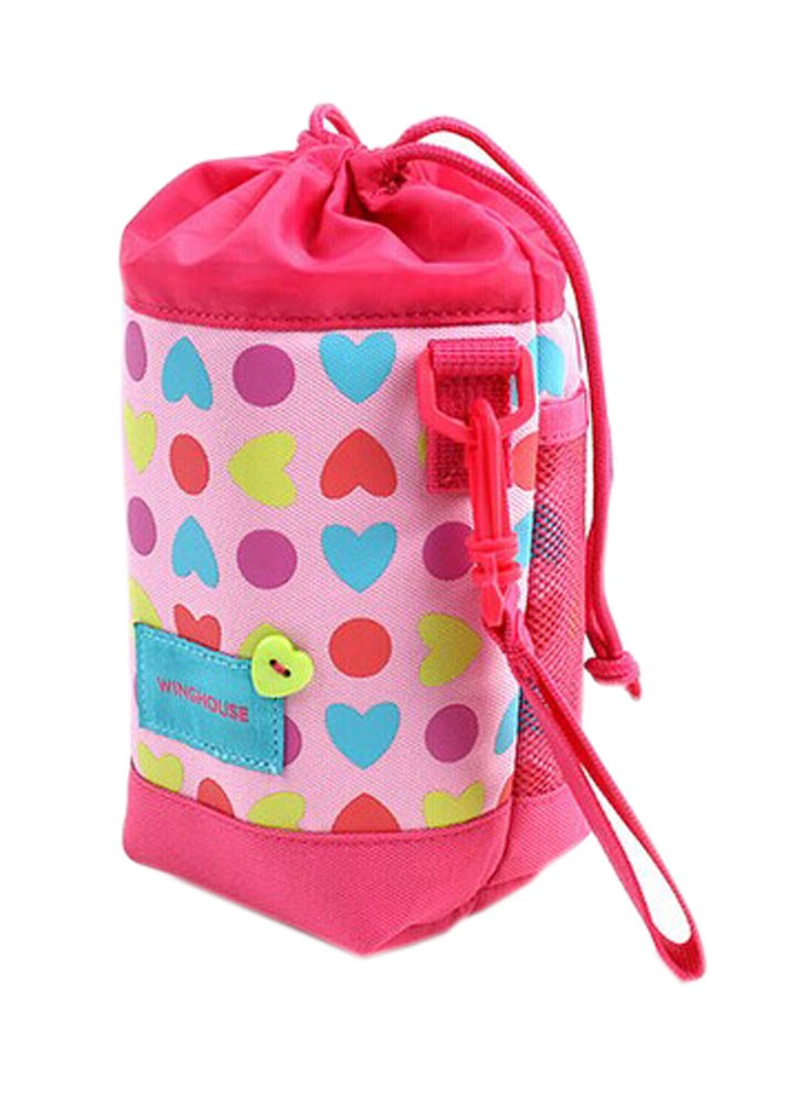 Lovely Baby Bottle Tote Bag/Keep Warm (19*10*10CM), Colorful Heart