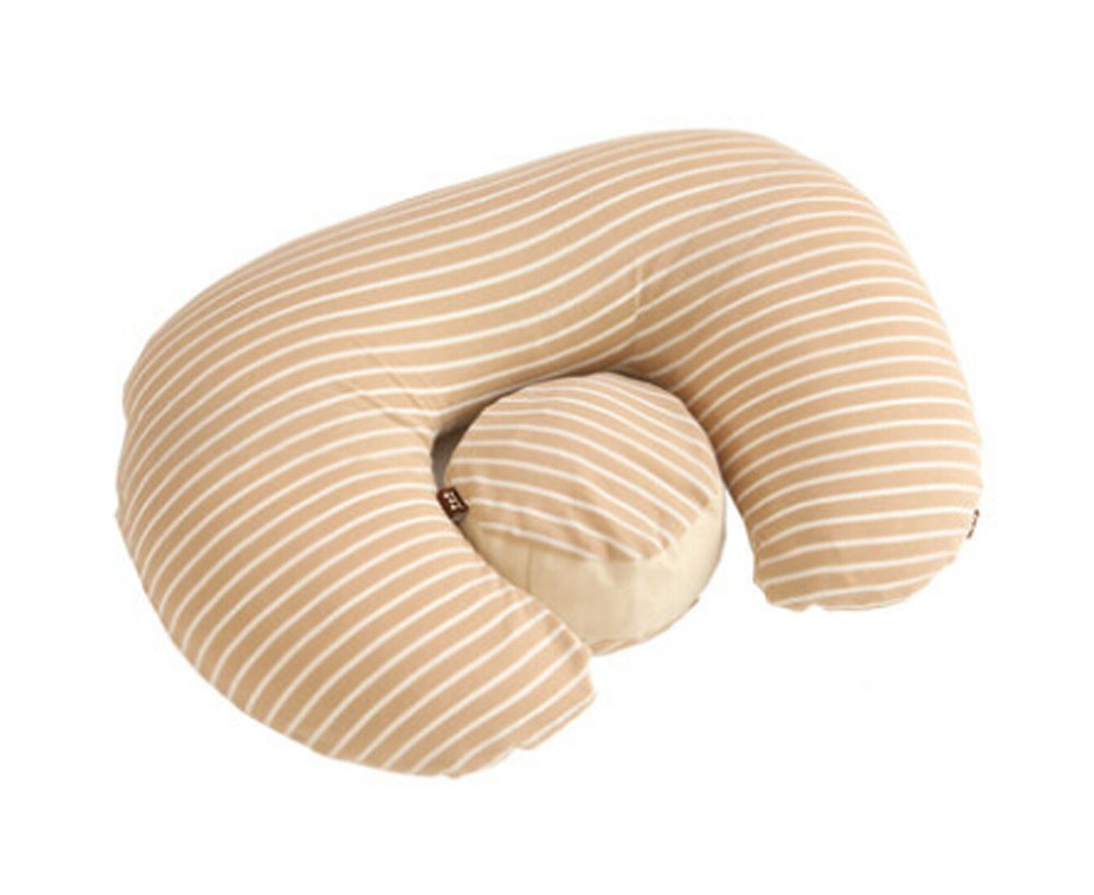 Hot Multi-function Postpartum Breastfeeding Cushion Light YELLOW Classic Stripes