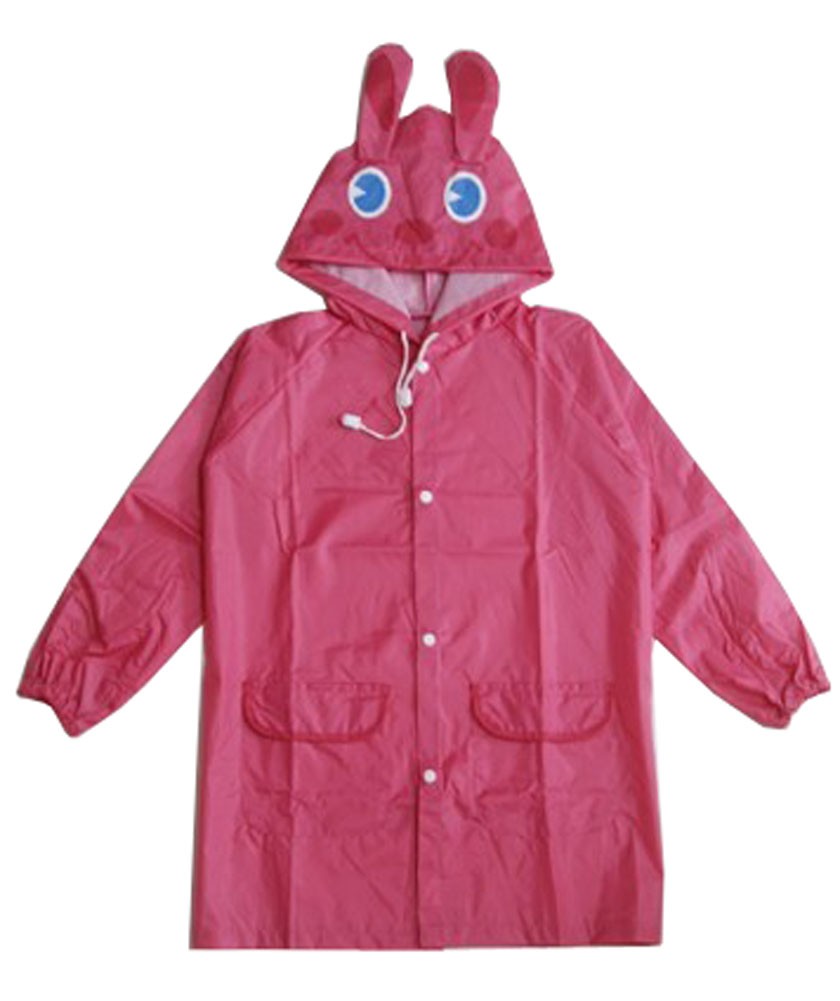 Korean Lovely Baby Raincoat Fashion Children Rainwear Rabbit  M
