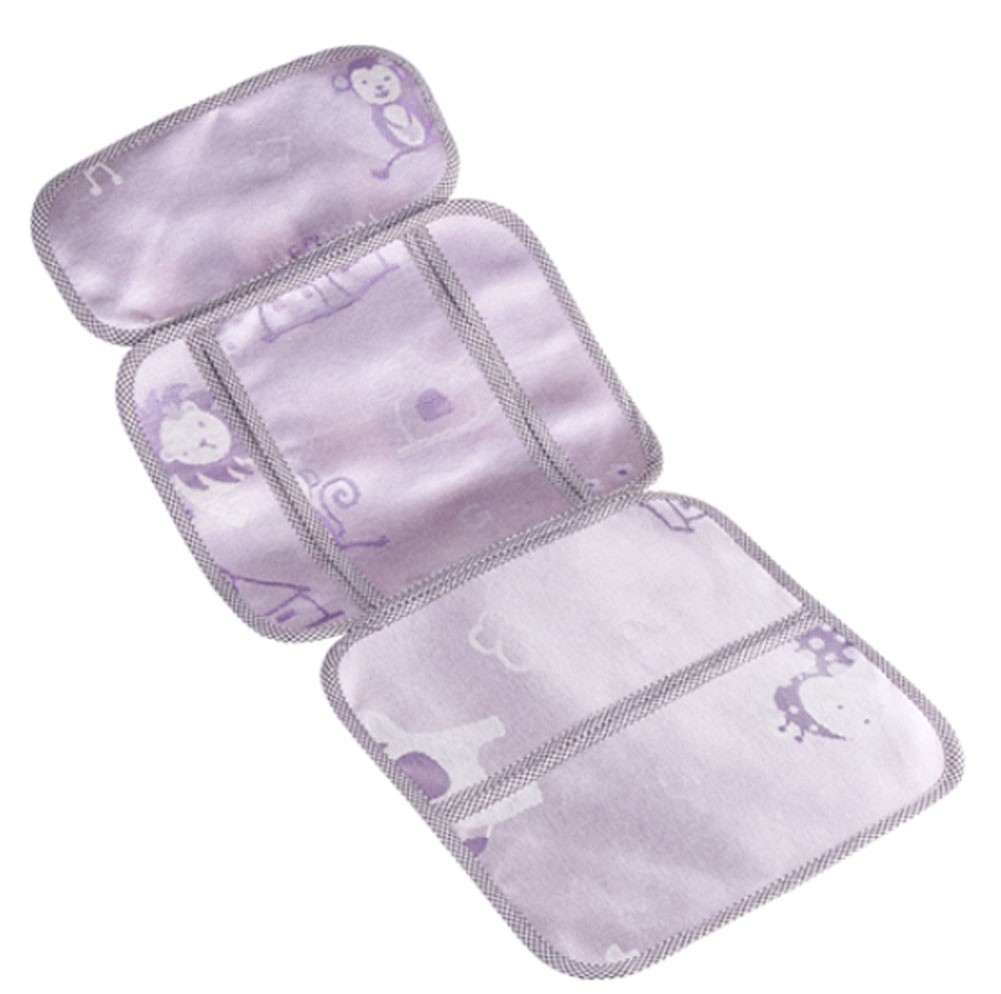 Toddler Summer-use Stroller Liner Infant Pram Seat Liner Purple