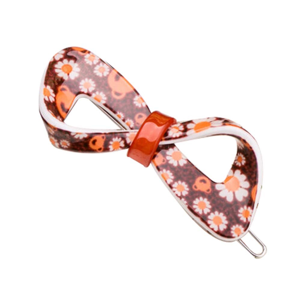 Set of 2 Flower Hair Pin Fashion Hair Clip Creative Hairpin,Orange