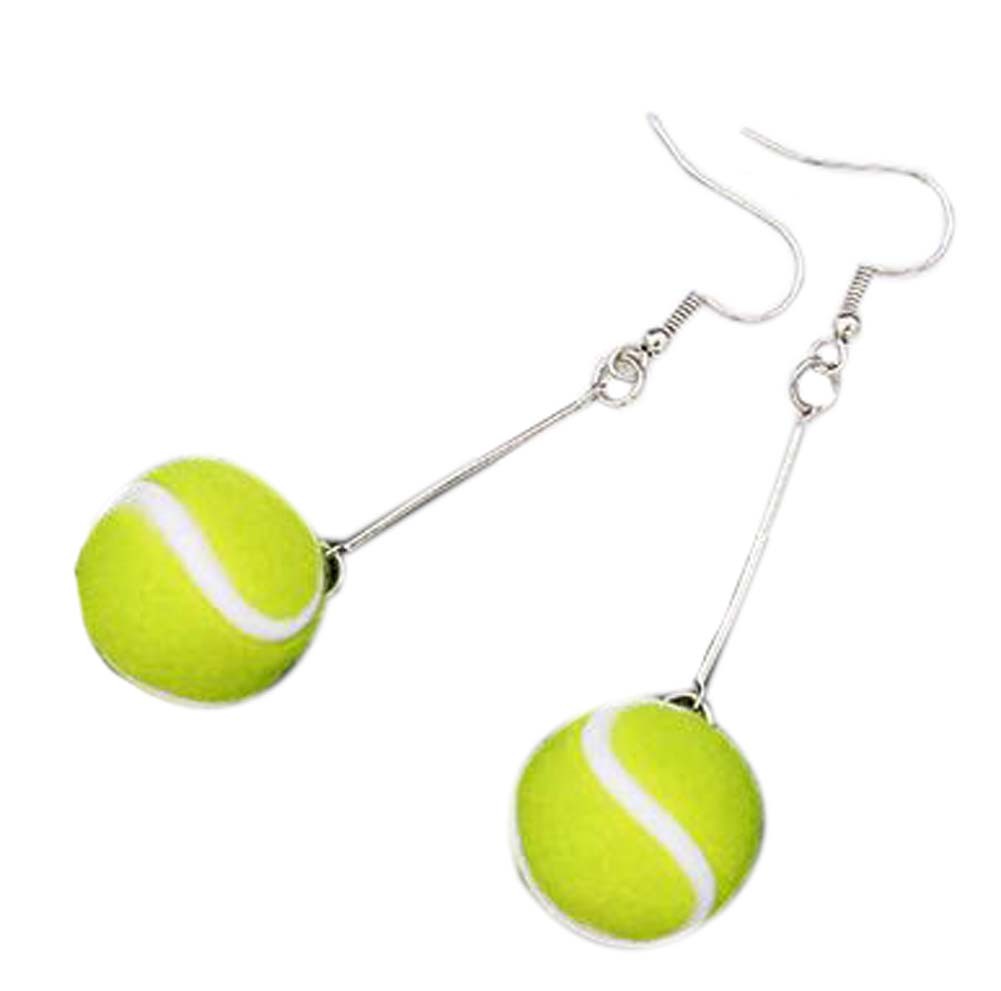 Set of 2 Sports Style Interesting Earrings Stylish Individuality Earrings,Tennis