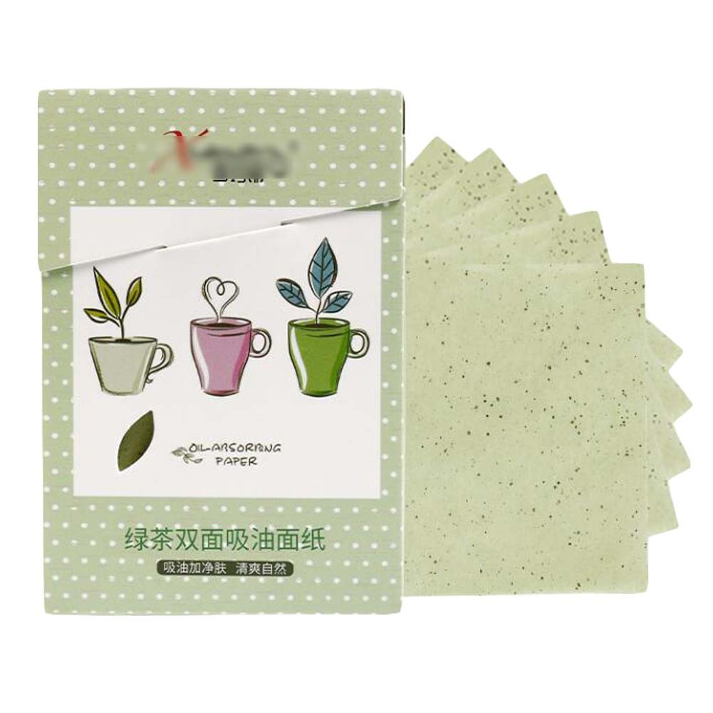 Green Tea Oil Blotting Tissues Face Oil Absorbing Paper, 200 Sheets