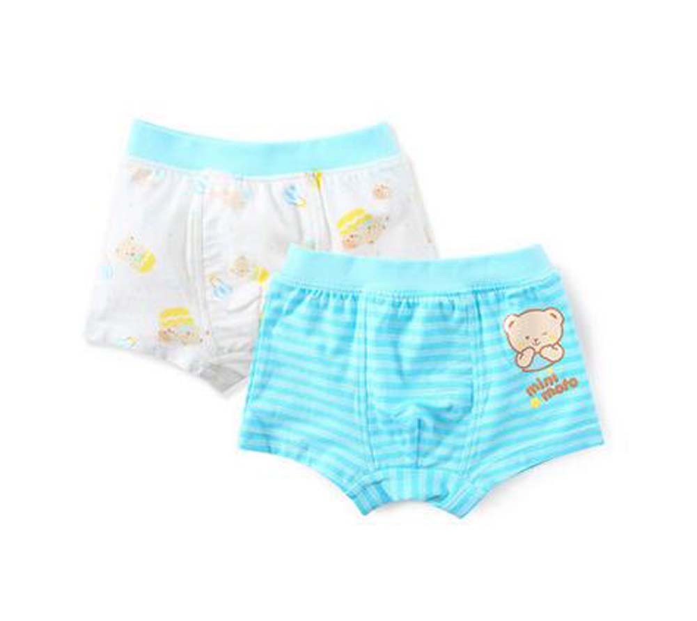 Set of 2 Breathable Comfort Underwear Briefs BLUE Panties for Babies, 2-3 Years