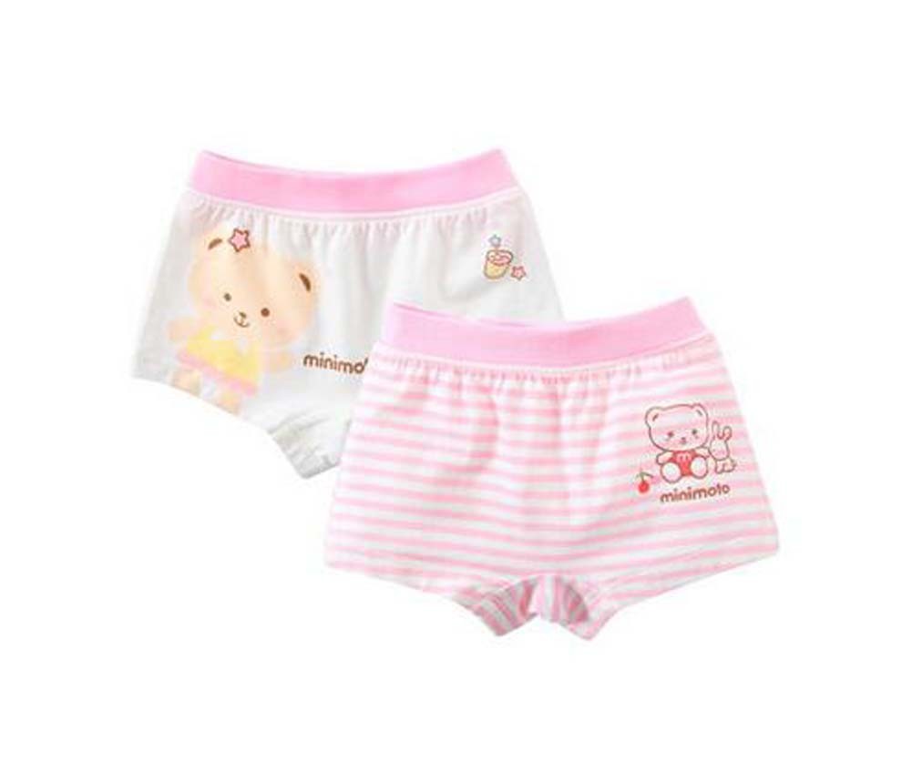 Set of 2 Breathable Comfort Underwear Briefs PINK Panties for Babies, 2-3 Years