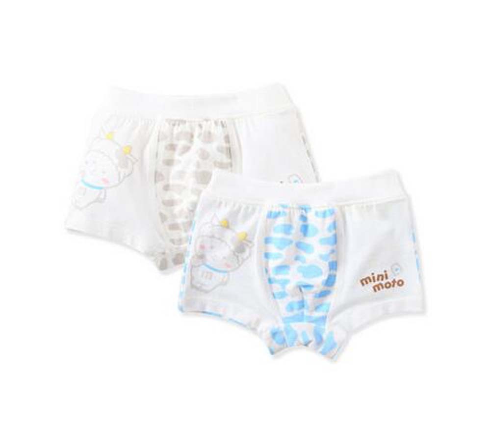 Set of 2 Breathable Comfort Underwear Briefs WHITE Panties for Babies, 2-3 Years