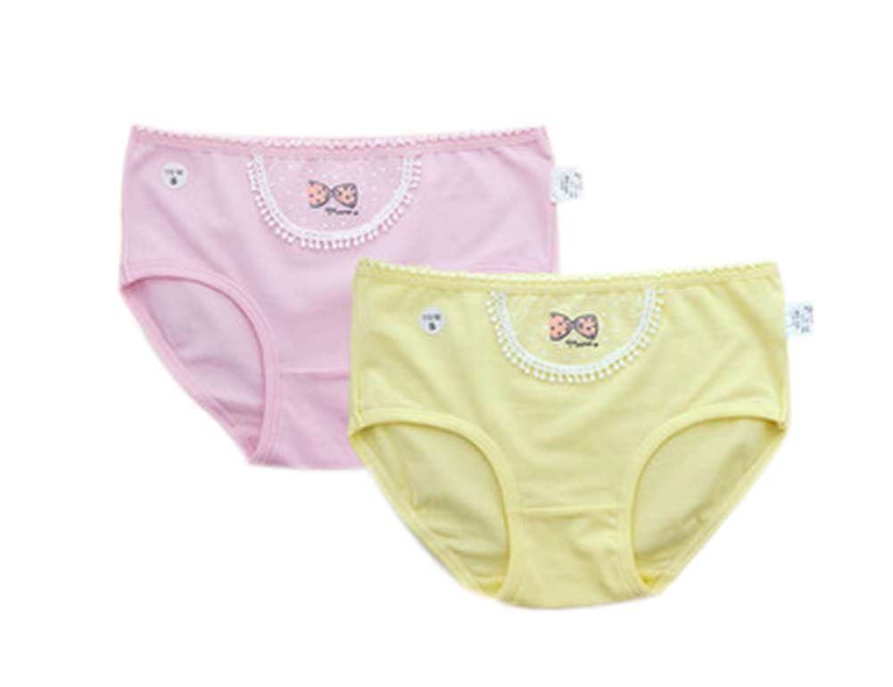 Lovely Briefs Panties Cartoon Underwears for Girls Set of 2 Kids Underpants