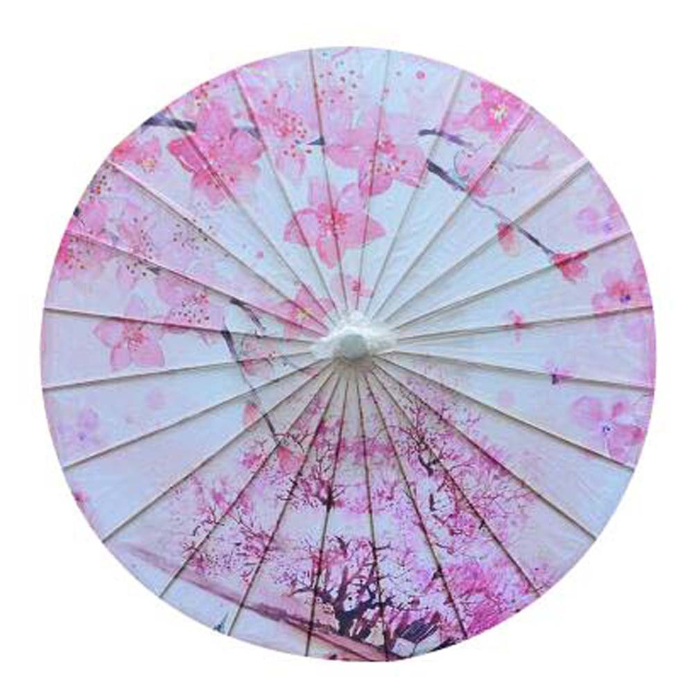 Handmade Oiled Paper Umbrella Beautiful Outdoor Umbrella Non Rainproof 33-Inch