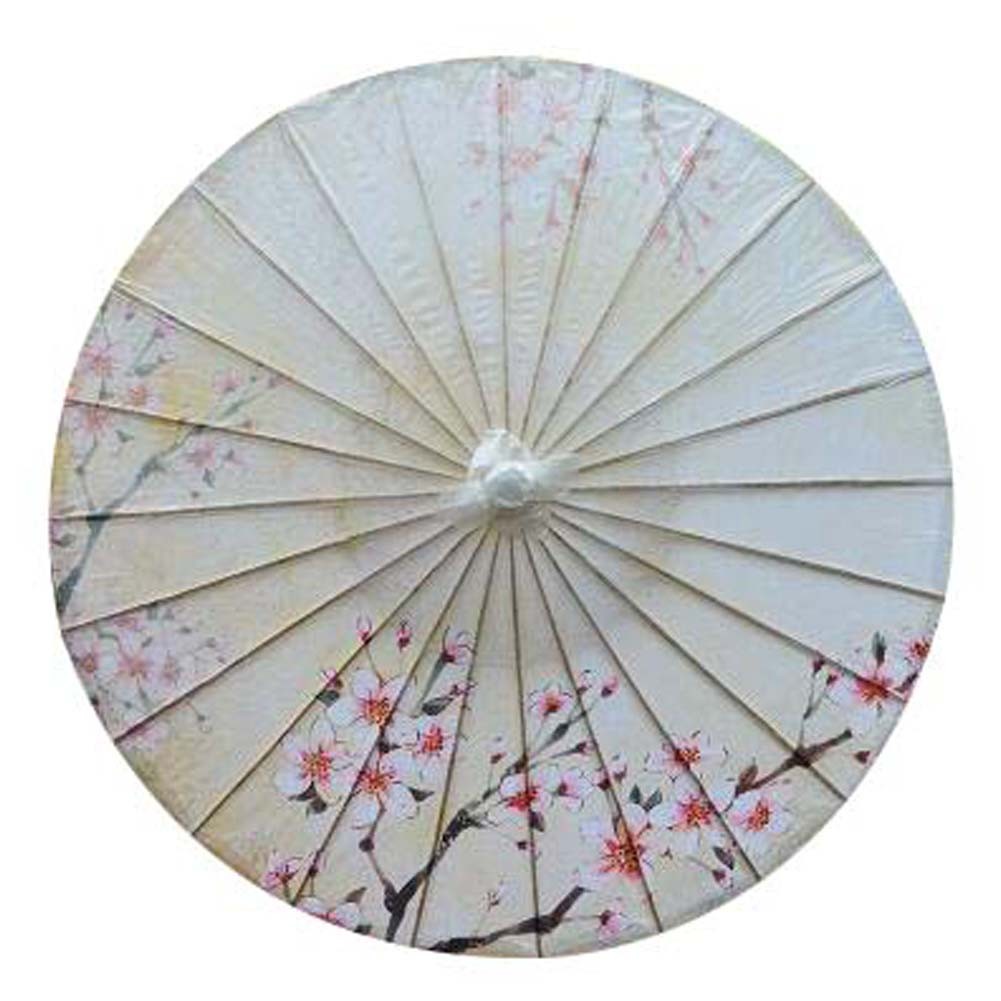 Office Gifts Handmade Oiled Paper Umbrella Chinese Style Non Rainproof 33-Inch